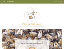 Tablet Screenshot of beeinharmony.com